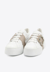 Roger Vivier Viv' Skate Flatform Sneakers White RVW73729110-LXQ-9997