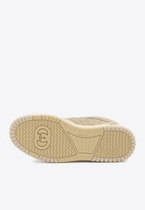 Gucci Re-Web Low-Top Sneakers  Beige 831661-AAEX3-9646
