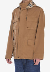 Burberry Equestrian Knight Twill Jacket  Brown 8106036--C2234