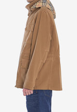 Burberry Equestrian Knight Twill Jacket  Brown 8106036--C2234