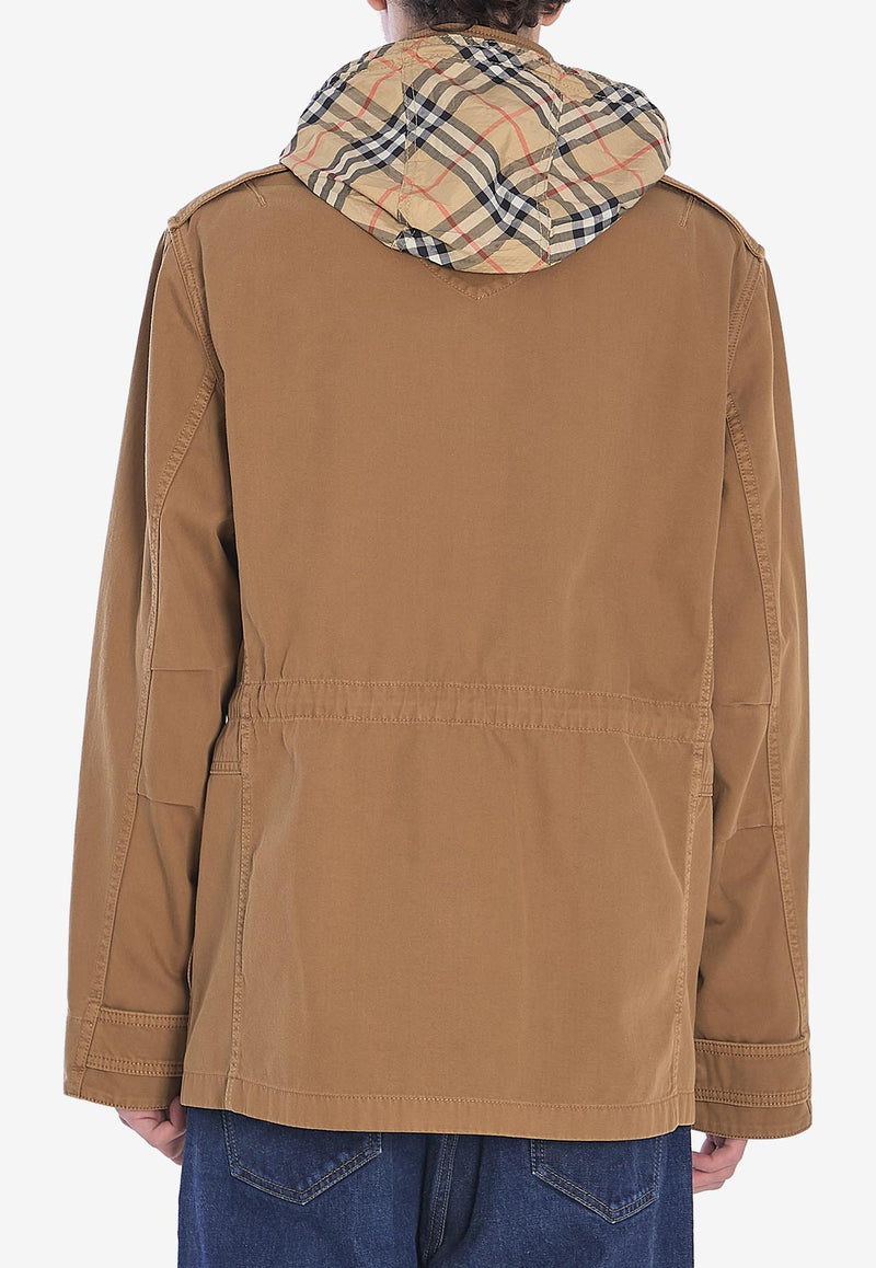 Burberry Equestrian Knight Twill Jacket  Brown 8106036--C2234