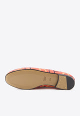 Gucci Jordaan Horsebit Print Loafers Orange 431467-FAEN0-7541