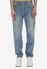 Saint Laurent Mick Faded Jeans Blue 816412-Y35AS-4415