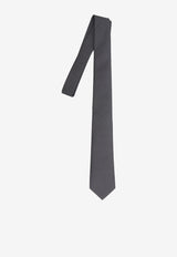 Gucci GG Jacquard Silk Tie Gray 836132-4E009-1200