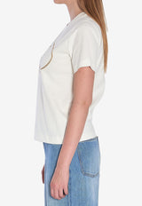 Burberry EKD Stamp T-shirt  White 8109817--B7078