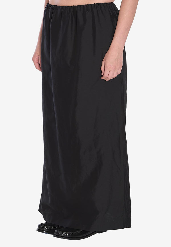 The Row Saul Maxi Skirt Black 9045-W3838-BLK
