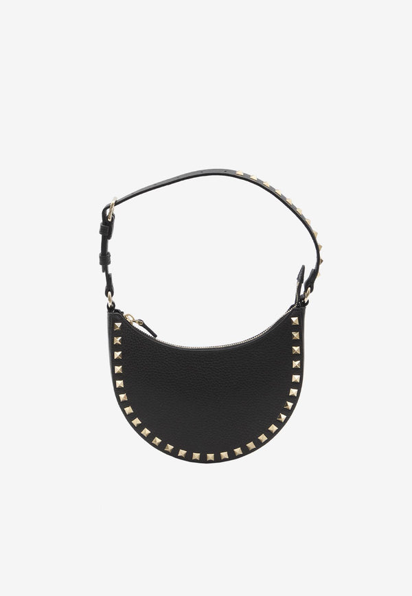 Valentino  Mini Rockstud Hobo Bag Black 7W2P0AI7-VSH-0NO