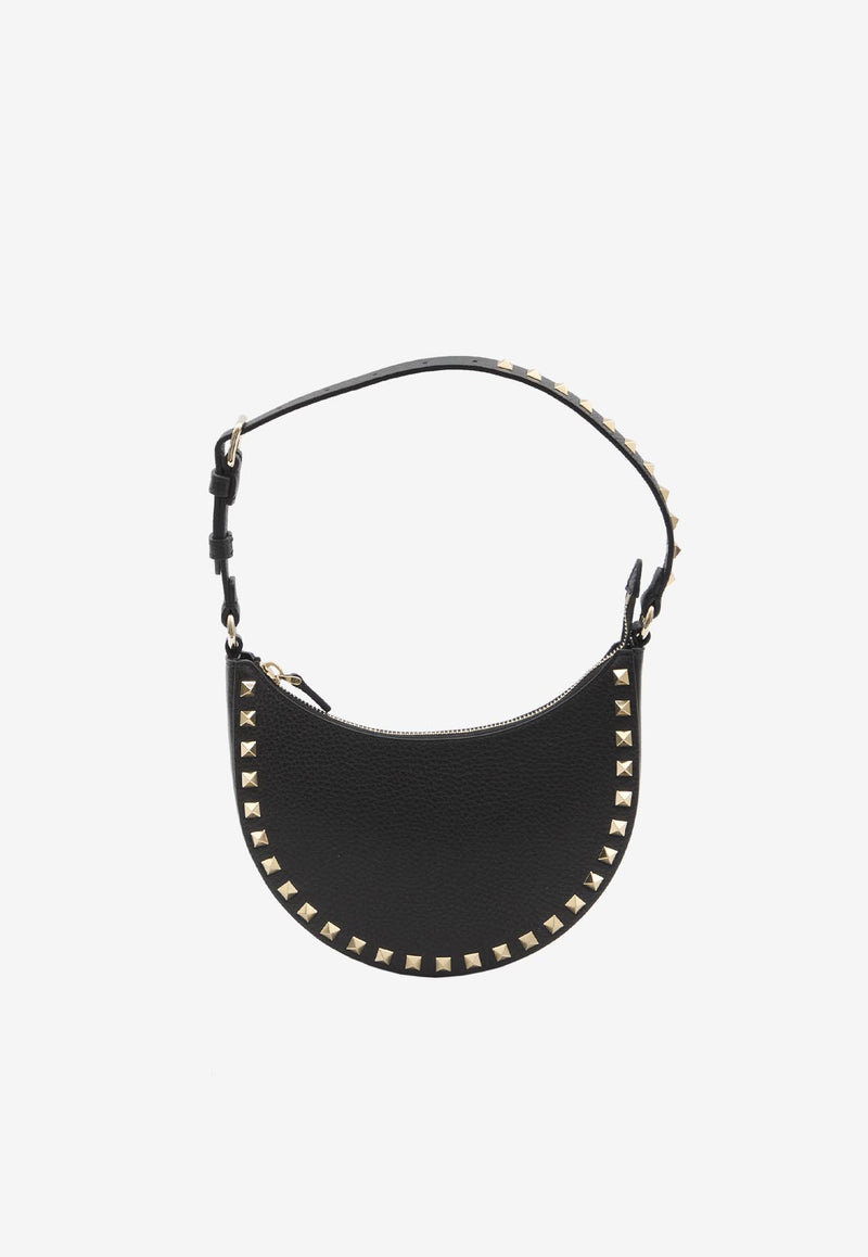 Valentino  Mini Rockstud Hobo Bag Black 7W2P0AI7-VSH-0NO