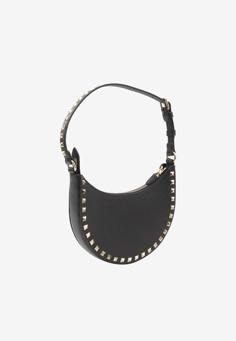 Valentino  Mini Rockstud Hobo Bag Black 7W2P0AI7-VSH-0NO