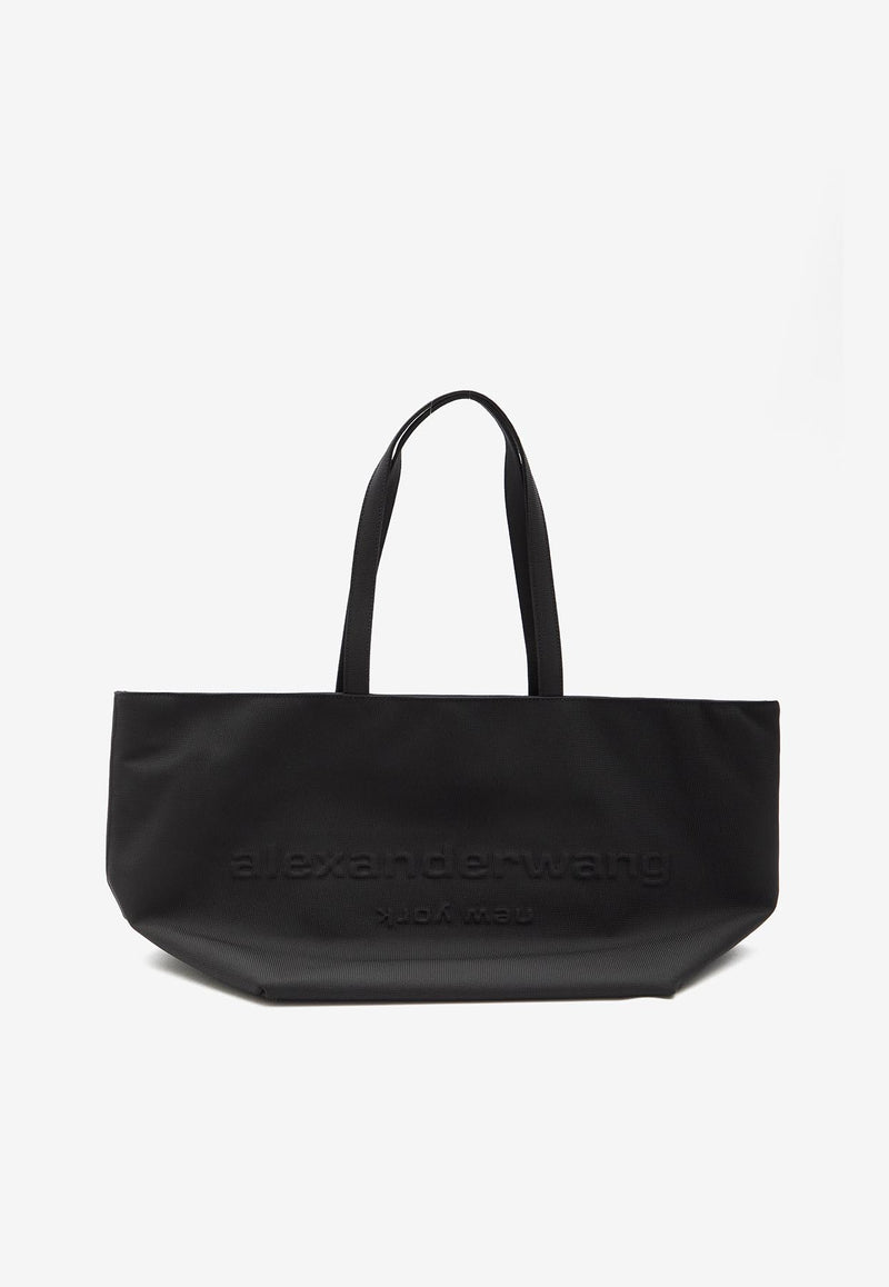 Alexander Wang Punch Raised Logo Tote Bag Black 20224T02T--001