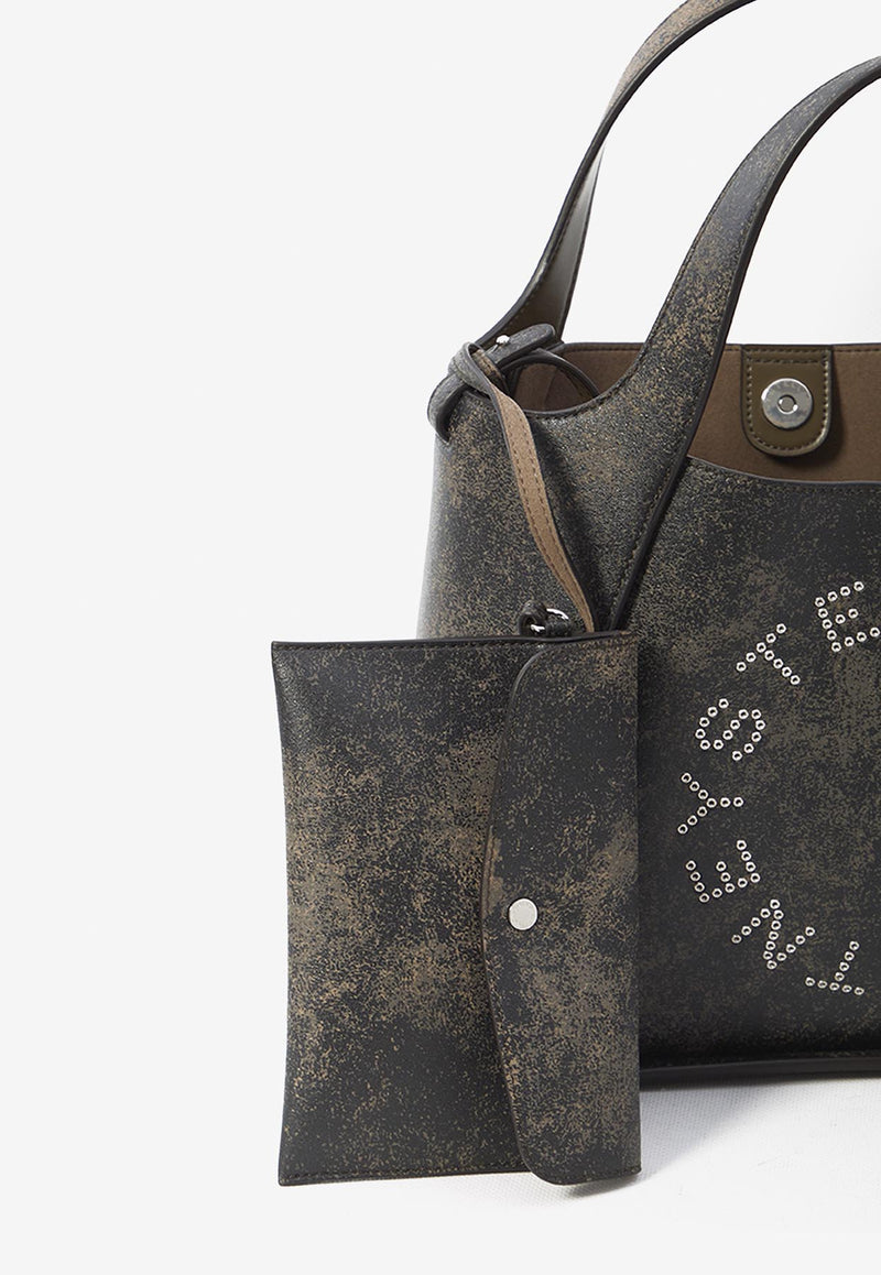 Stella McCartney Large Logo Tote Bag Brown 513860-WP0591-2801