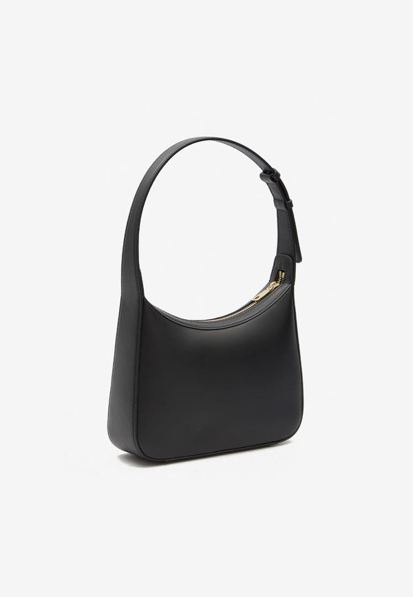 Dolce & Gabbana 3.5 DG Logo Leather Shoulder Bag Black BB7598-AW576-80999