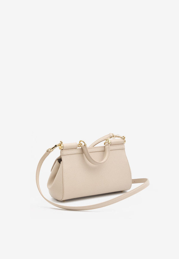 Dolce & Gabbana Large Sicily Leather Top Handle Bag Pink BB7652-B1001-80414