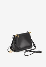 Alaïa Small Le Click Leather Crossbody Bag Black AA1S01420CA332--999