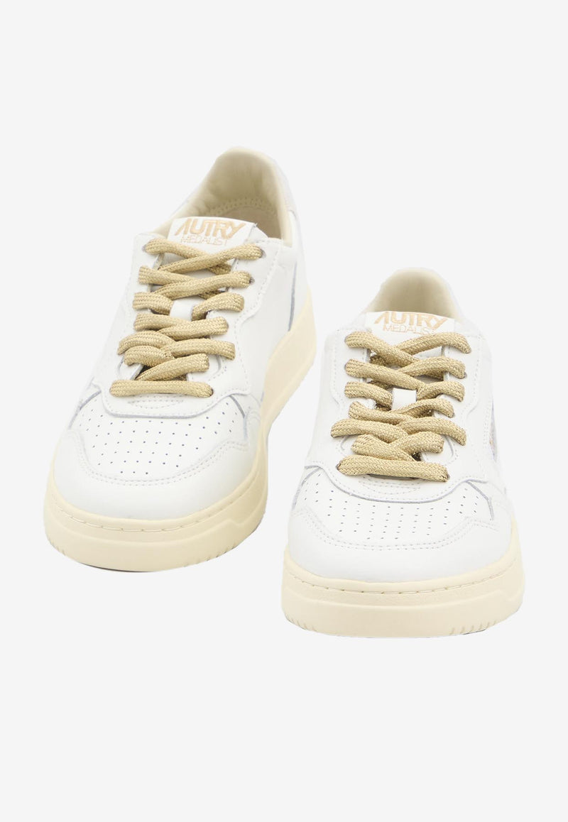 Autry Medalist Low-Top Sneakers   White AULW-SW-01