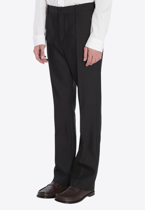 Loewe Tailored Wool and Silk Pants Black H526Y04WHD--1100
