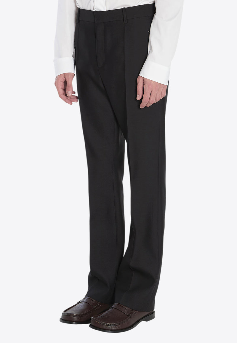 Loewe Tailored Wool and Silk Pants Black H526Y04WHD--1100