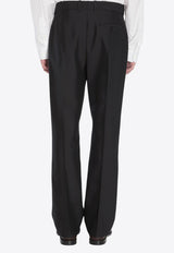 Loewe Tailored Wool and Silk Pants Black H526Y04WHD--1100
