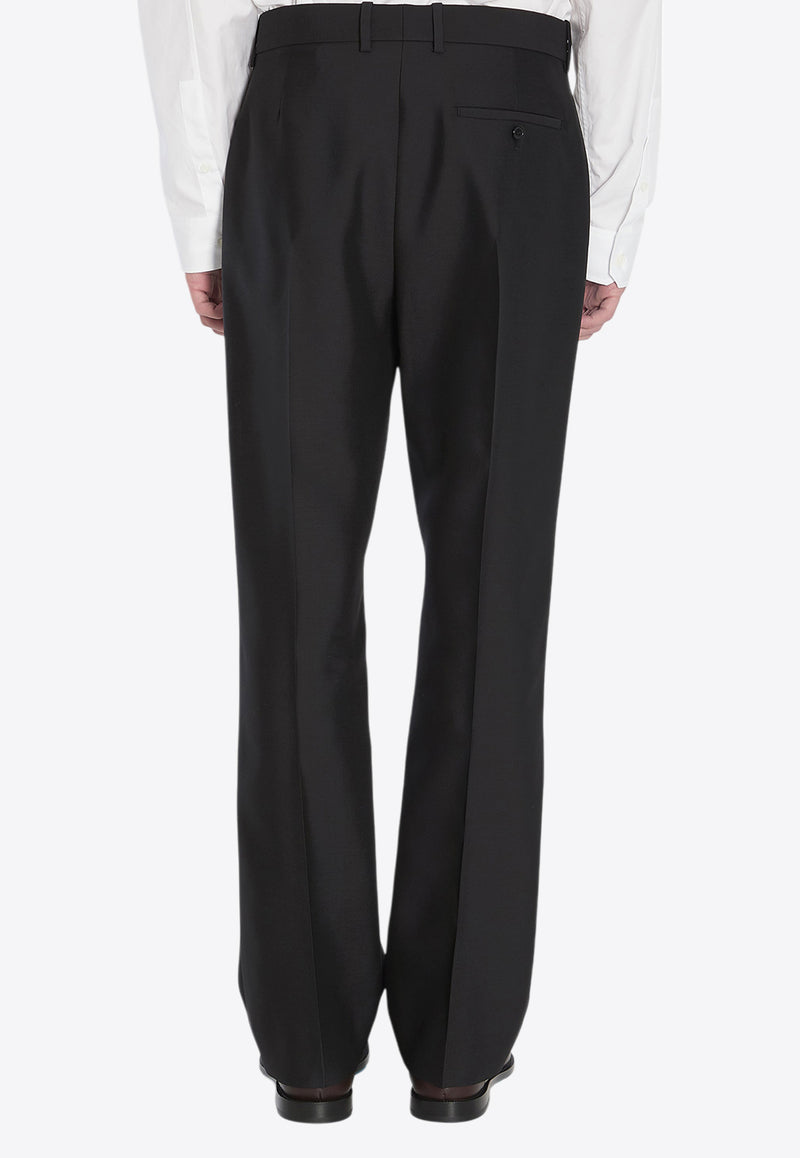 Loewe Tailored Wool and Silk Pants Black H526Y04WHD--1100