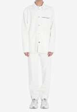 Gucci Signature Logo Embroidered Shirt White 834538-XDC6Q-9061