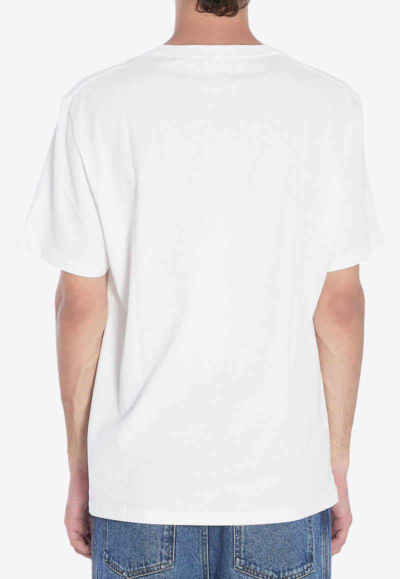 Loewe Embroidered Logo Crewneck White H526Y22XCM--2100