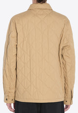 Burberry EKD Quilted Overshirt Beige 8110180--C2981