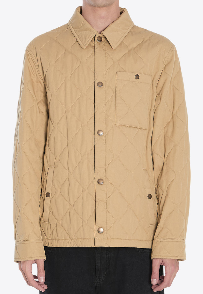 Burberry EKD Quilted Overshirt Beige 8110180--C2981