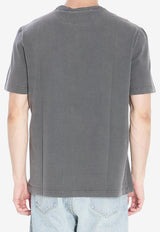 Golden Goose DB Golden Print Distressed T-shirt Gray GMP01220-P000671-60318