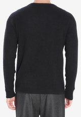Roberto Collina Essential Crewneck Sweater Black 253M32001--M3209