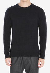 Roberto Collina Essential Crewneck Sweater Black 253M32001--M3209