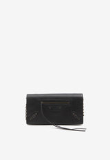 Balenciaga Le City Nappa Leather Clutch Bag Black 819472-2ABEK-1000