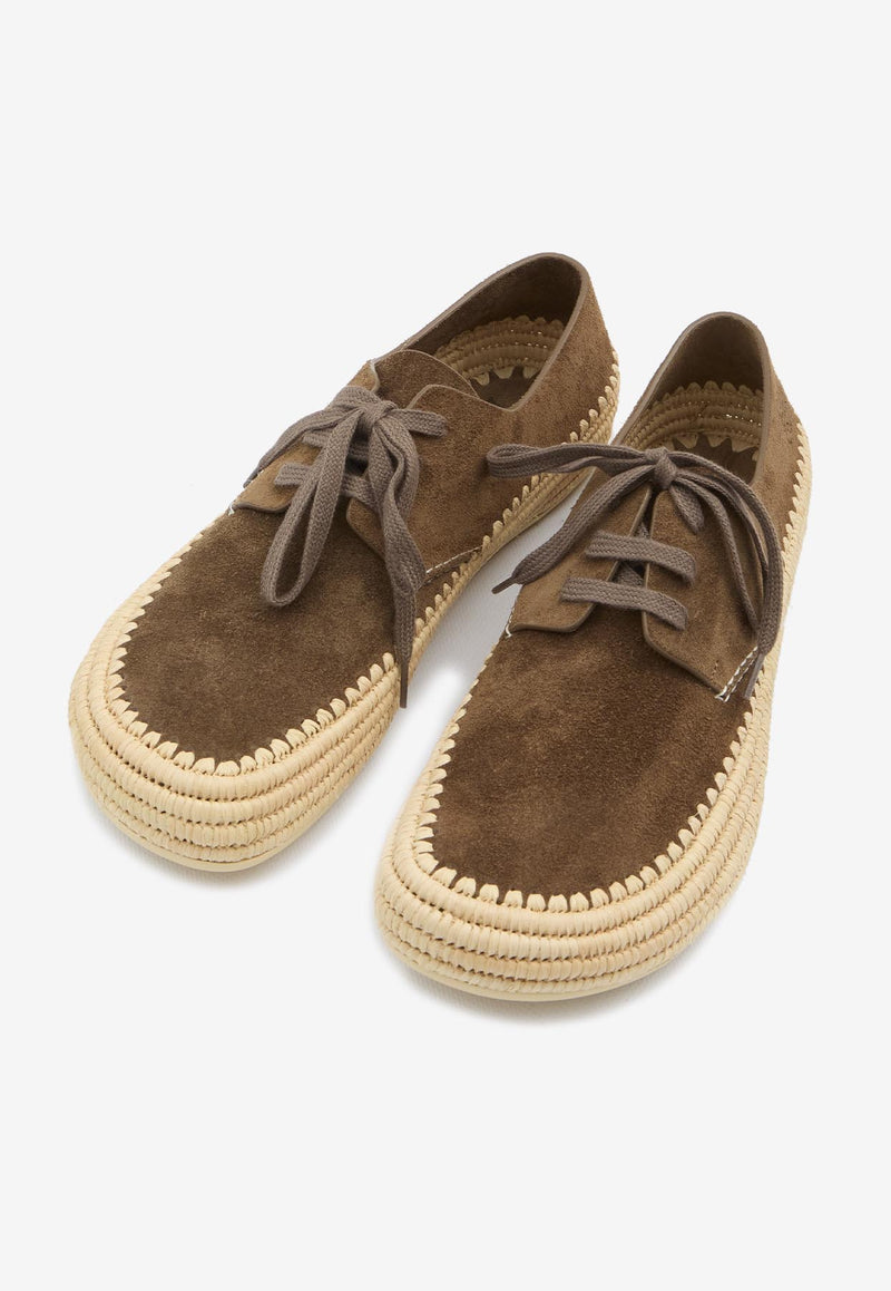 Loewe Rio Suede Sneakers Brown M526284X01--3170