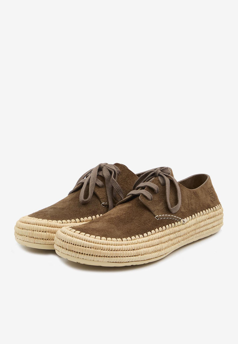 Loewe Rio Suede Sneakers Brown M526284X01--3170