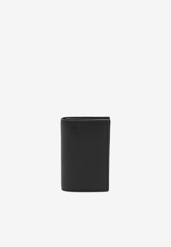 Loewe Embossed Anagram Grained Leather Cardholder Black C660M97-X05-1100