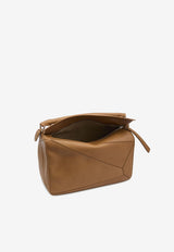 Loewe Large Puzzle Edge Grained Leather Top Handle Bag Brown B510PNL-X01-6518