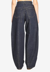 Jacquemus De-Nimes Ovalo Denim Pants Blue PAW00609A-D00036-390
