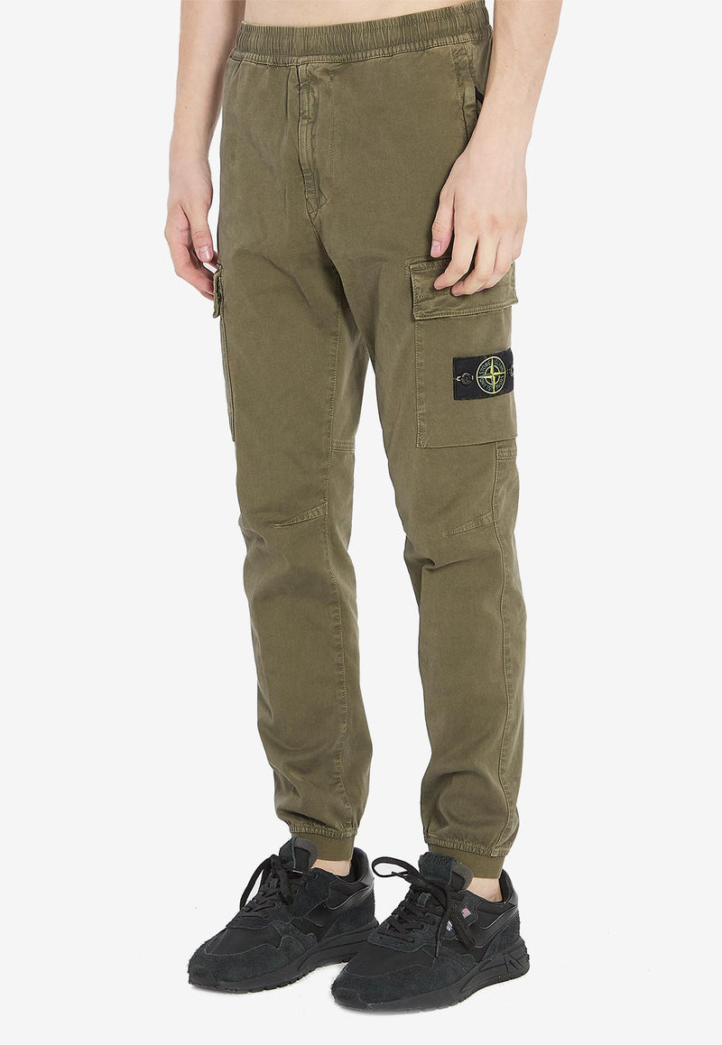 Stone Island Compass Patch Cargo Pants Green K2S153100033-S00L1-V0154