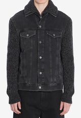 Dolce & Gabbana Washed Denim Jacket Black G9BTPD-GJ701-S9001