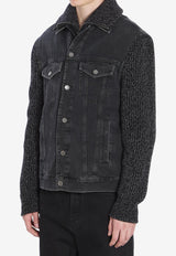 Dolce & Gabbana Washed Denim Jacket Black G9BTPD-GJ701-S9001