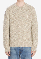 Dolce & Gabbana Knitted Wool Sweater Beige GXXA9T-JAM8G-S8232