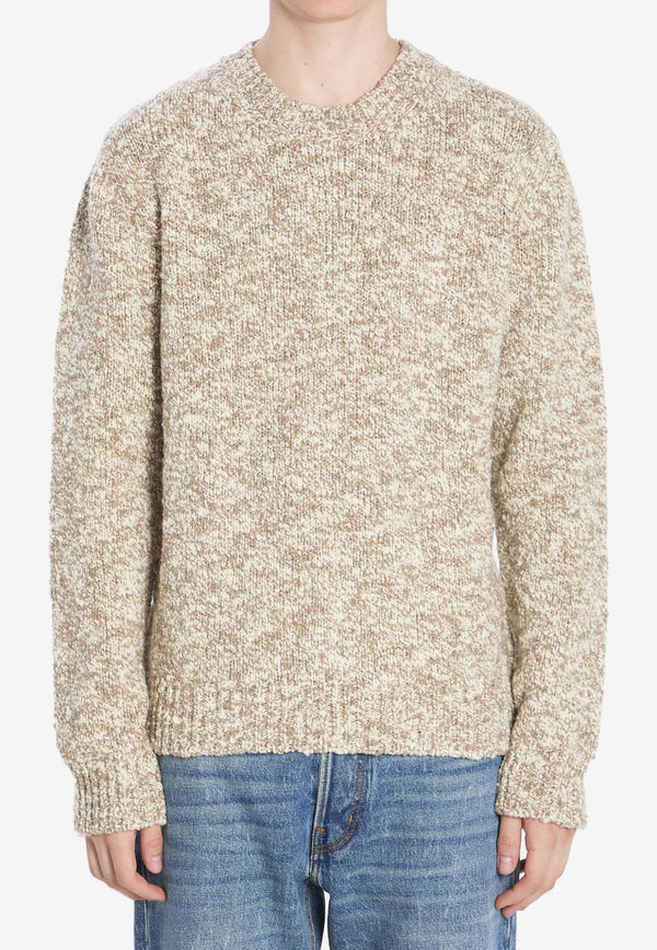 Dolce & Gabbana Knitted Wool Sweater Beige GXXA9T-JAM8G-S8232