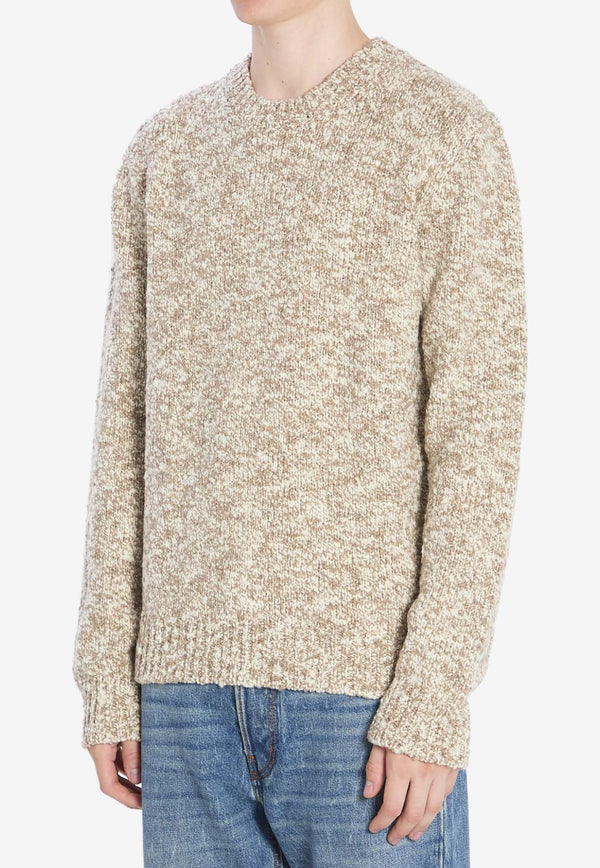 Dolce & Gabbana Knitted Wool Sweater Beige GXXA9T-JAM8G-S8232