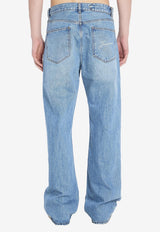 Jacquemus De-Nimes Faded Straight Jeans Blue PAM00028A-D00038-33C