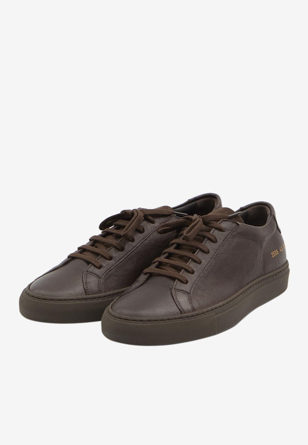 Common Projects Achilles Premium Nappa Leather Sneakers Brown 2506--3621