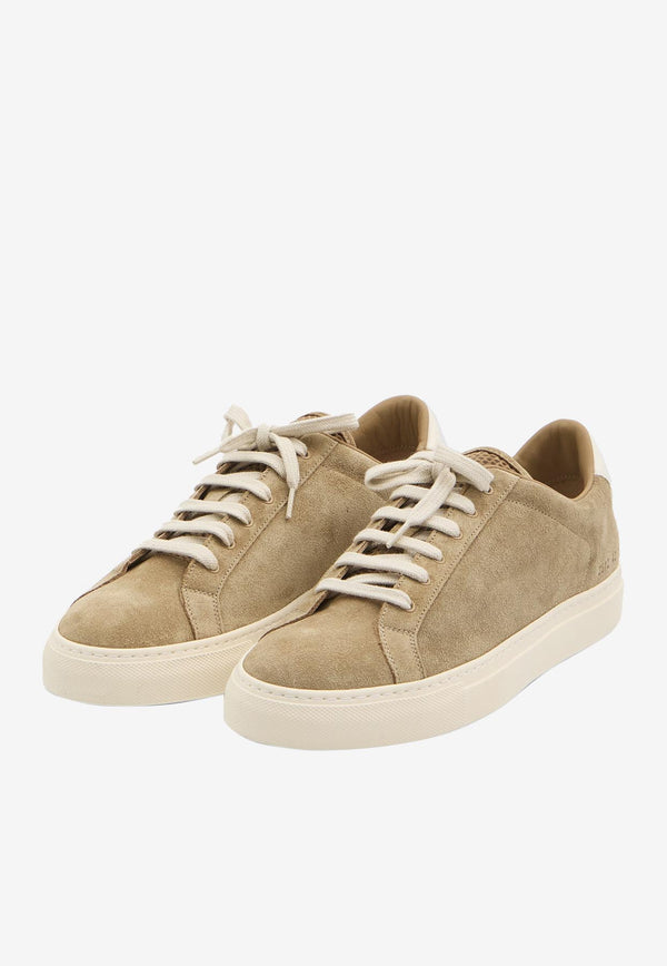 Common Projects Retro Vintage Suede Sneakers Beige 2507--0573