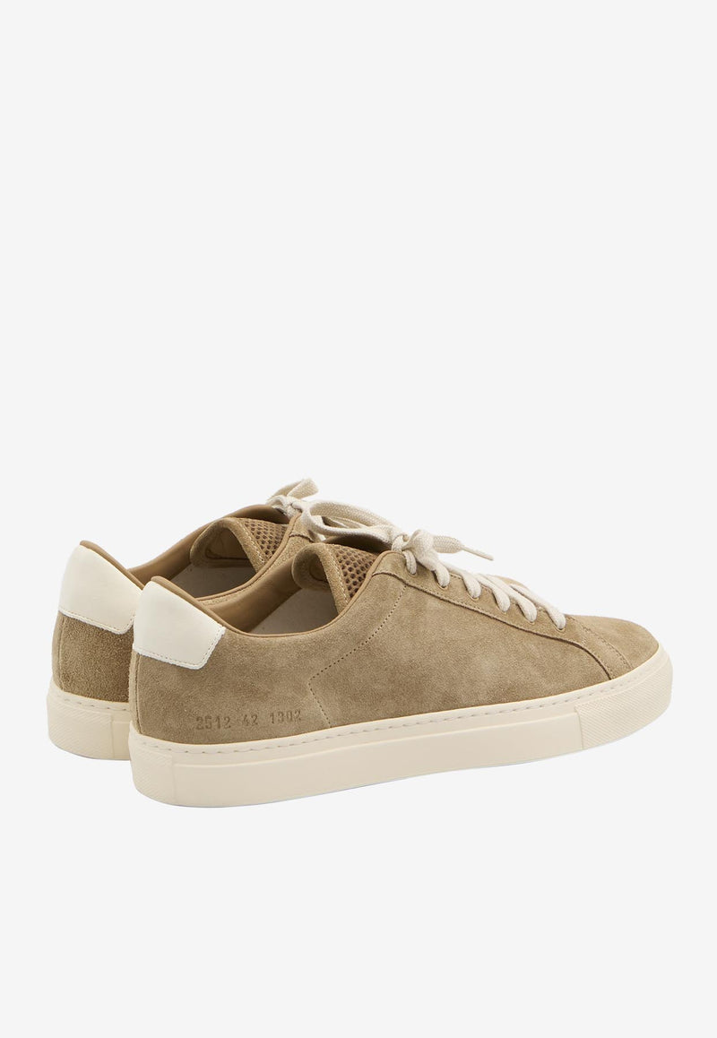 Common Projects Retro Vintage Suede Sneakers Beige 2507--0573