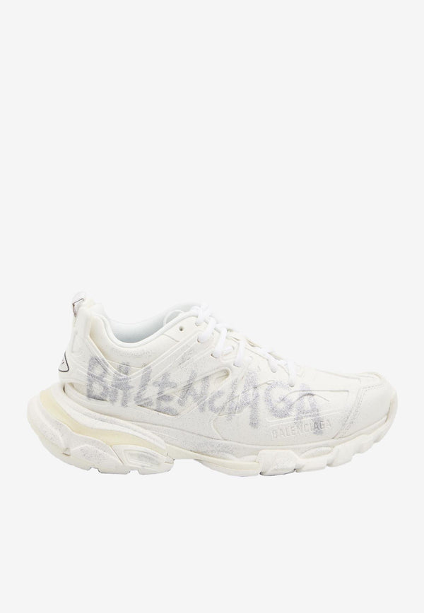 Balenciaga Track Nail Polish Low-Top Sneakers White 823825-WTREL-9000