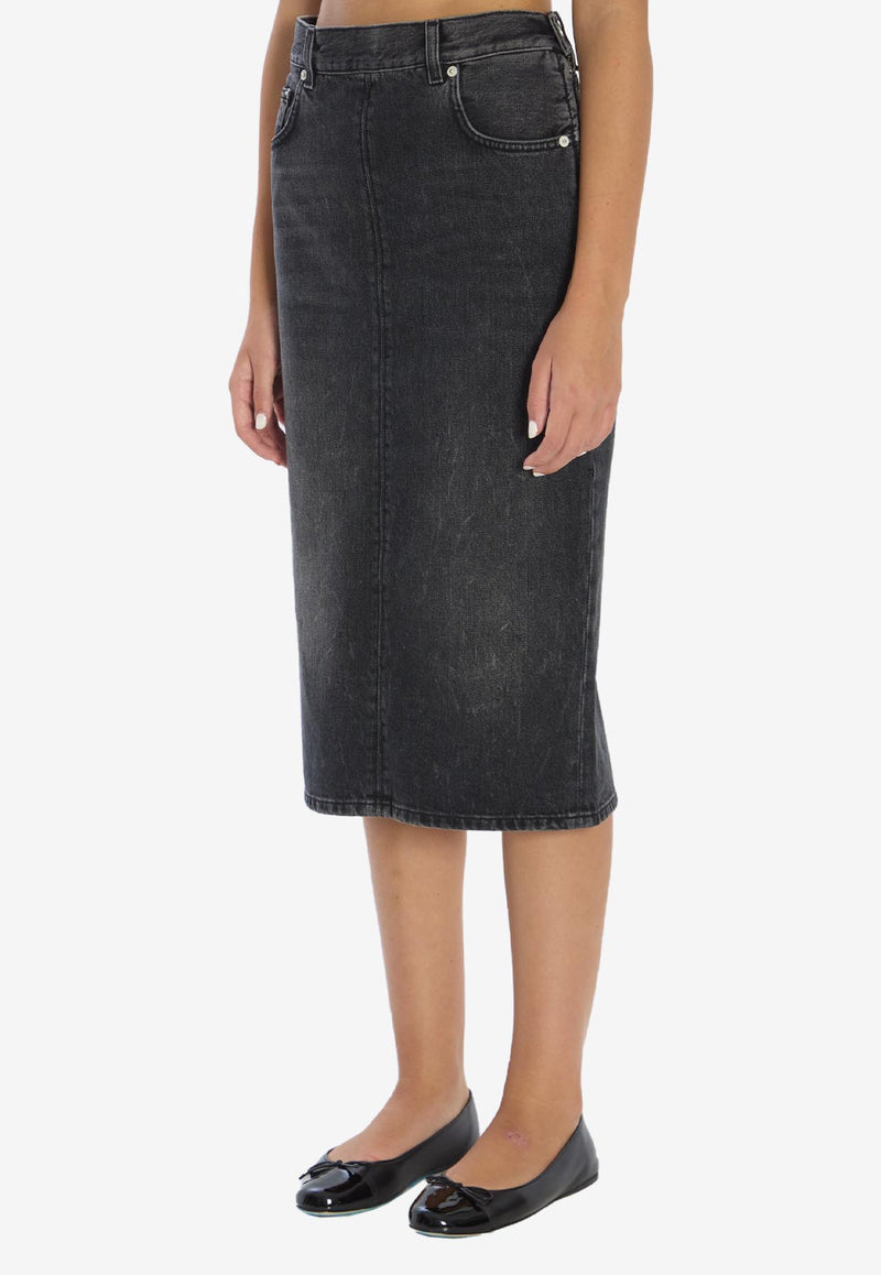 Haikure Kim Authentic Denim Skirt Black HEW08103-DF174-L0902