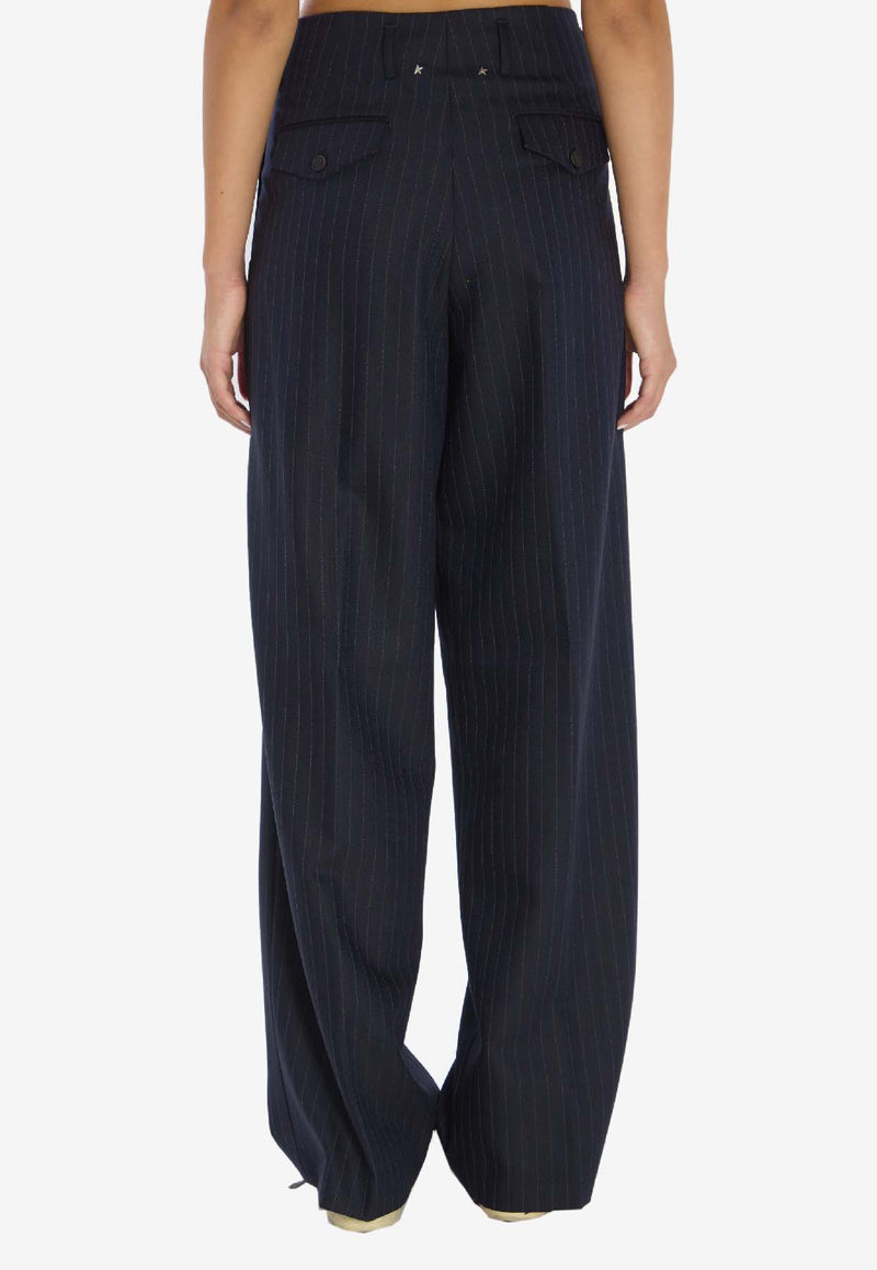 Pinstriped Pants