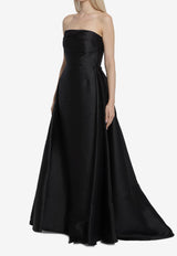 Solace London Tiffany Strapless Gown Black OS34030--BLACK